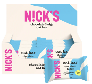 Nick's Chocolate Fudge flavour Oat bar 35g - Case of 12