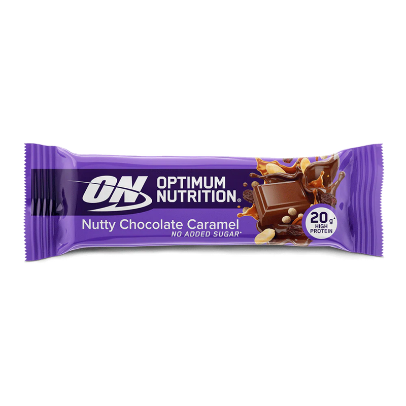 Optimum Nutrition Nutty Chocolate Caramel Protein bar 70g - Case of 10