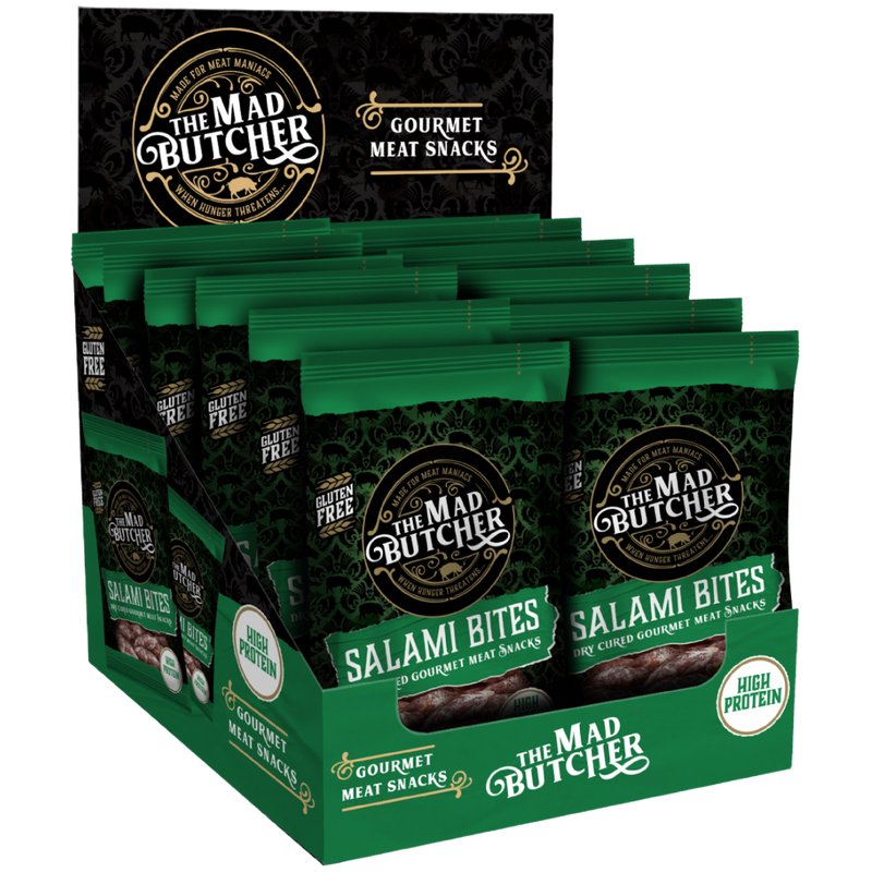 The Mad Butcher Salami Bites 40g - Case of 12 [Best Before: 01/05/2026]