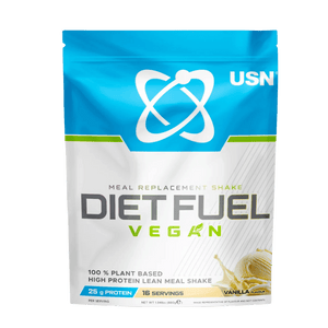 USN Diet Fuel Vegan Vanilla High Protein Meal Replacement Powder 880g [Best Before: 27/05/2026]