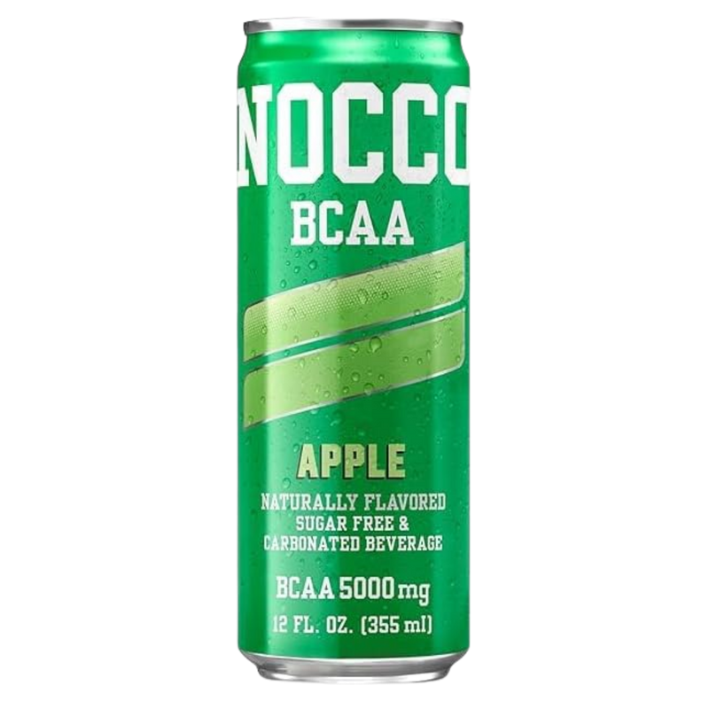 NOCCO Apple Flavour BCAA+ Drink 330ml - Case of 12 [Best Before: 28/04/2026]