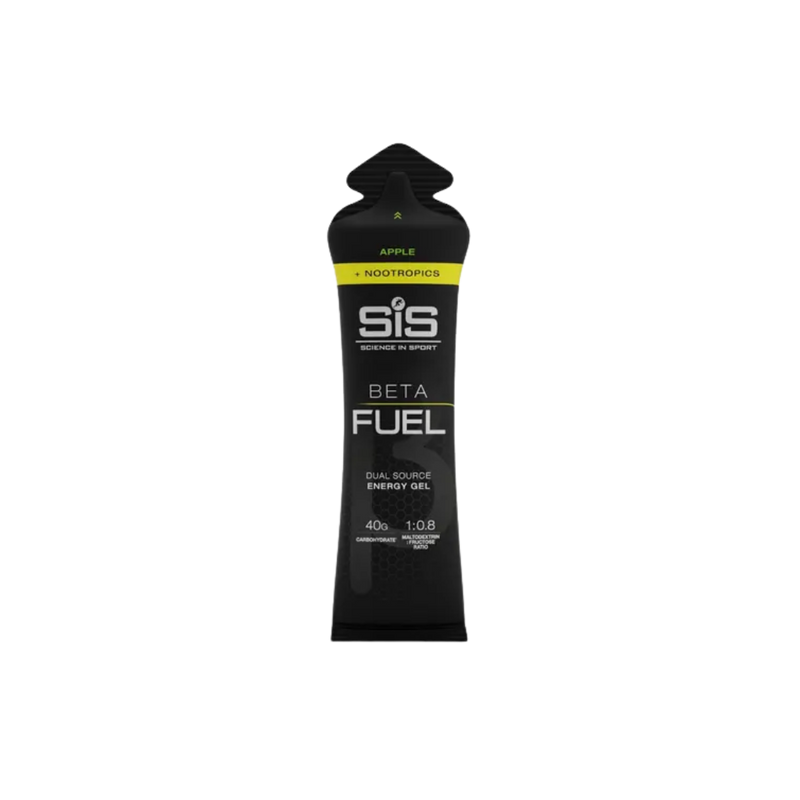 SIS Science In Sport Energy Gel Beta Fuel + Nootropics Apple Flavour 60ml - Case of 30 [Best Before: 30/04/2026]