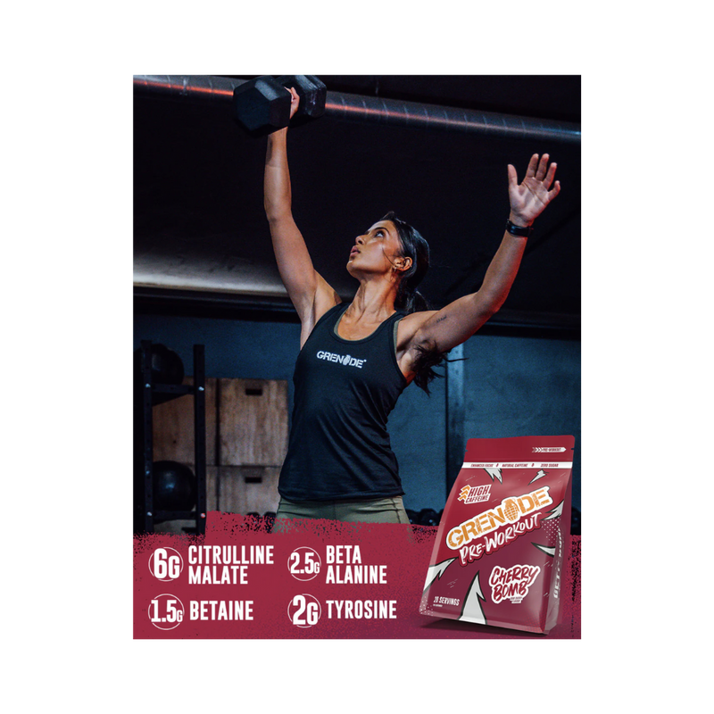 Grenade Cherry Bomb Pre-Workout 330g [Best Before: 31/08/2025]
