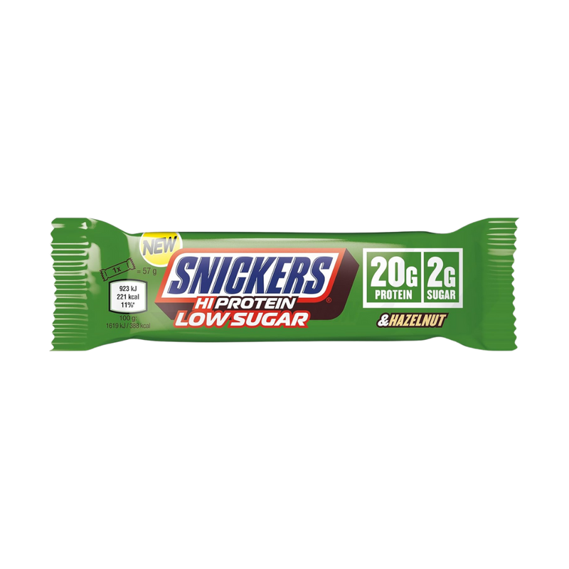 Snickers Hazelnut Hi Protein Bars 57g - Case of 12 [Best Before: 26/11/2025]