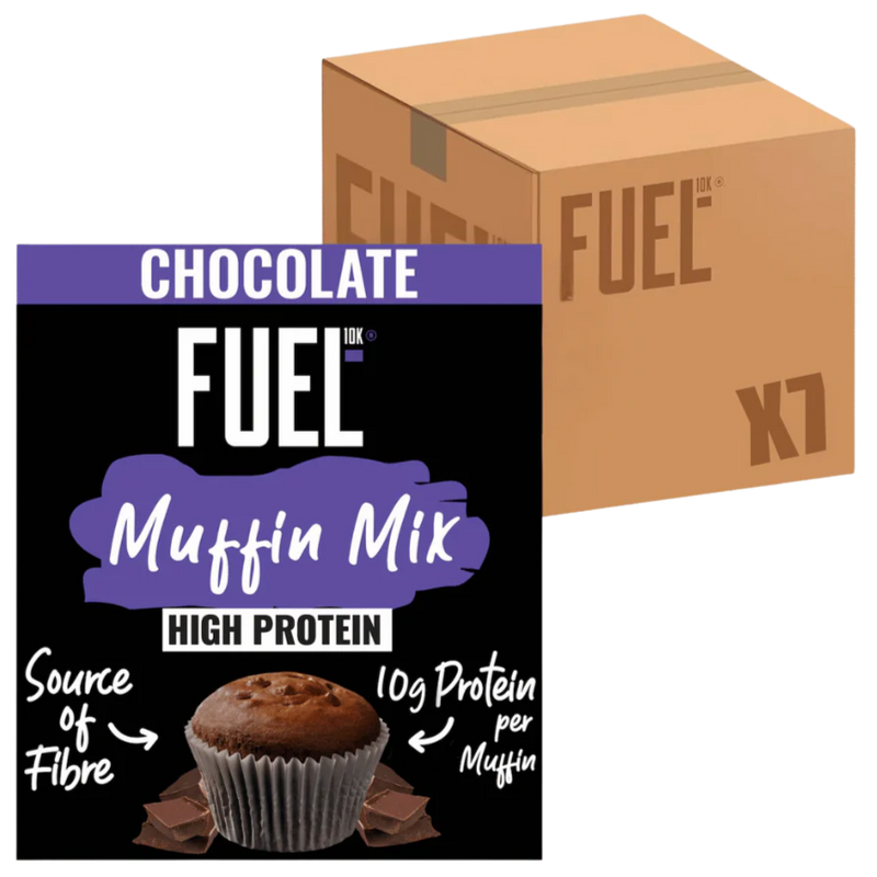 Fuel10k High Protein Chocolate Muffin Mix 150g - Case of 7 [Best Before: 31/05/2025]