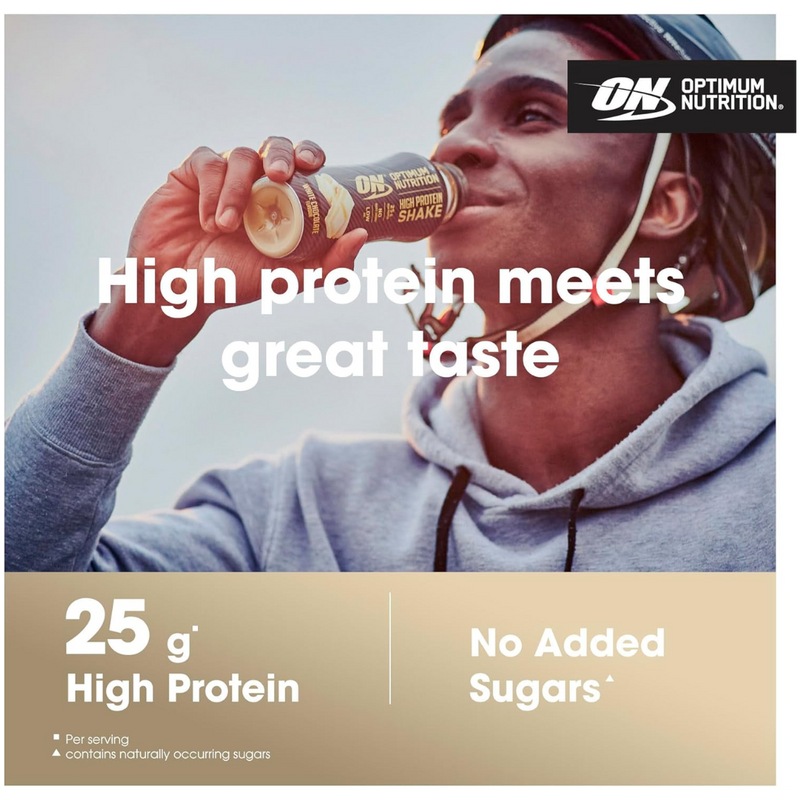 Optimum Nutrition Vanilla Flavour High Protein Shake 330ml - Case of 12 [Best Before: 24/02/2026]