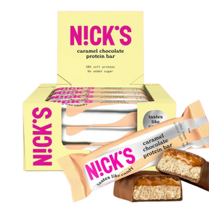 Nick's Caramel Chocolate Protein bar 50g - Case of 12