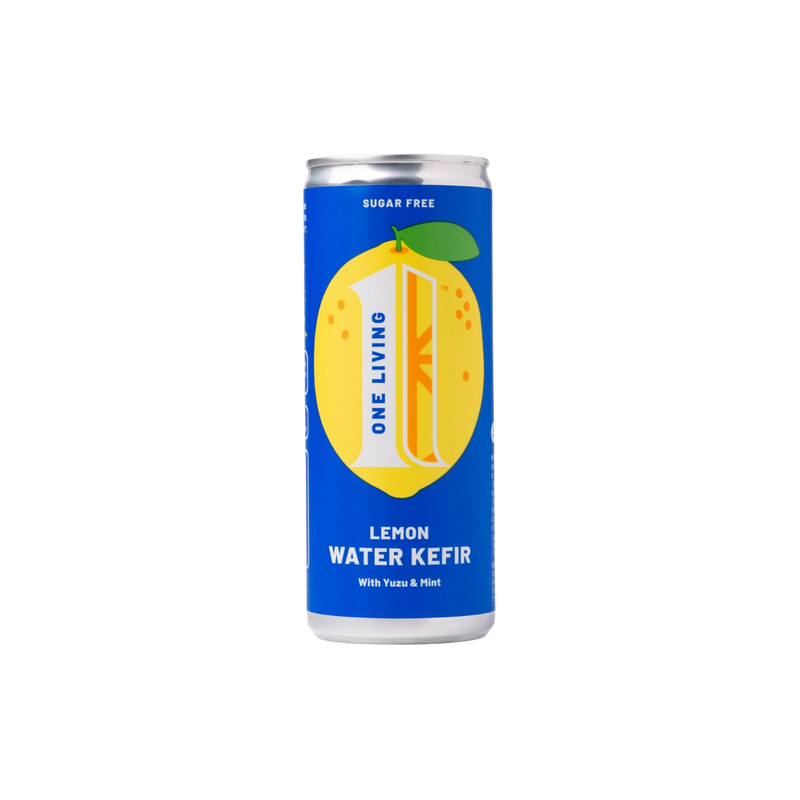 One Living Lemon Water Kefir 250ml - Case of 12 [Best Before: 01/05/2026]