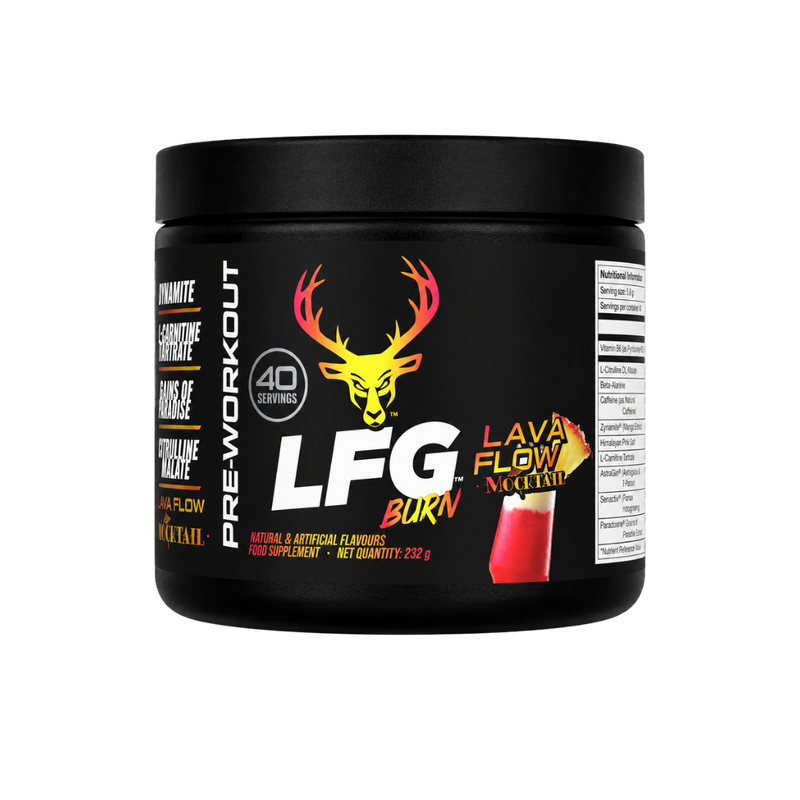 Bucked Up LFG Burn Lava Flow Pre-Workout 232g