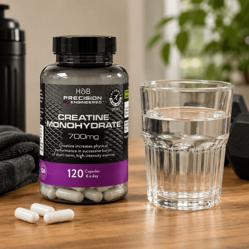 Creatine Monohydrate 700mg 120 Capsules
