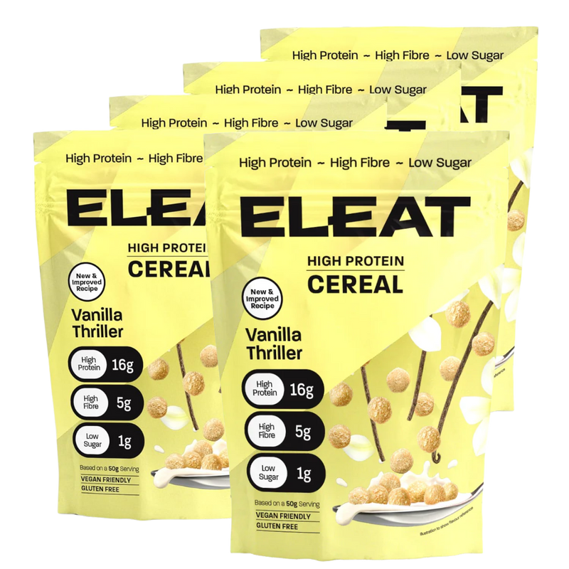 ELEAT Vanilla Thriller High Protein Cereal 250g - Case of 5