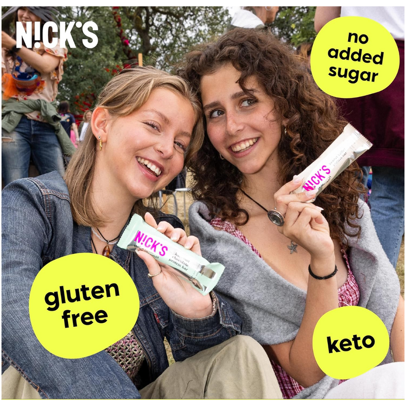 Nick's Hazelnut Chocolate flavour Protein bar 50g - Case of 12