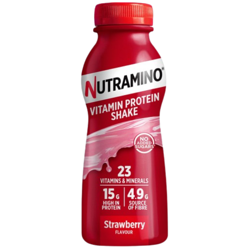Nutramino Strawberry flavour Vitamin & Protein Shake 325ml