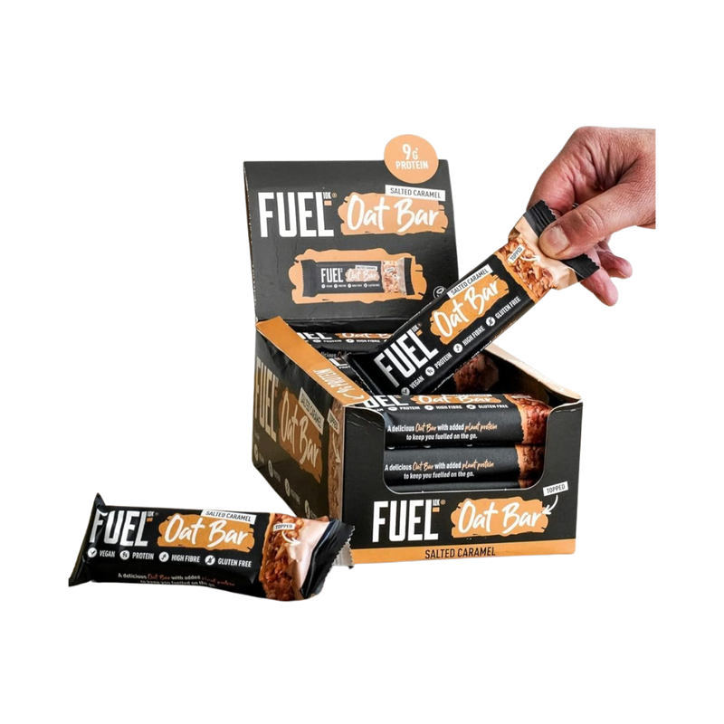 Fuel10k Salted Caramel Protein Oat bar 45g - Case of 16 [Best Before: 19/10/2025]