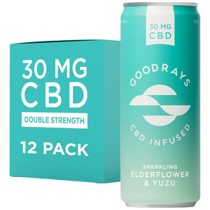 Goodrays Elderflower & Yuzu CBD Drink 250ml - Case of 12