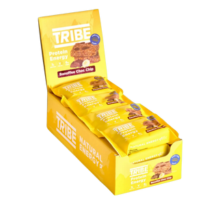 Tribe Protein Energy Banoffee Choc Chip bars 50g - Case of 12