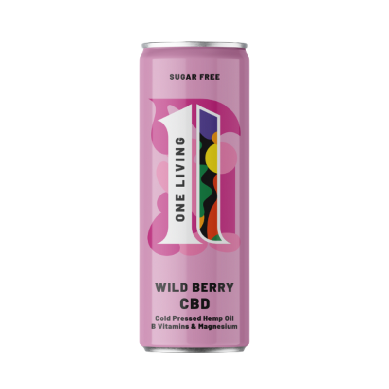 OneLiving Wild Berry CBD Drink (4 x 250ml multipack)