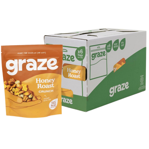 Graze Honey Roast Crunch 100g - Case of 6 [Best Before: 14/10/2025]