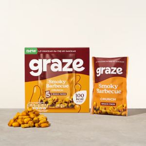 Graze Smoky BBQ Crunch (5 x 22.5g multipack) [Best Before: 18/01/2026]