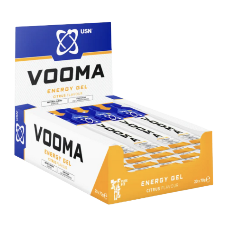 USN Vooma Energy Gel Citrus 70g - Case of 20 [Best Before: 30/09/2025]