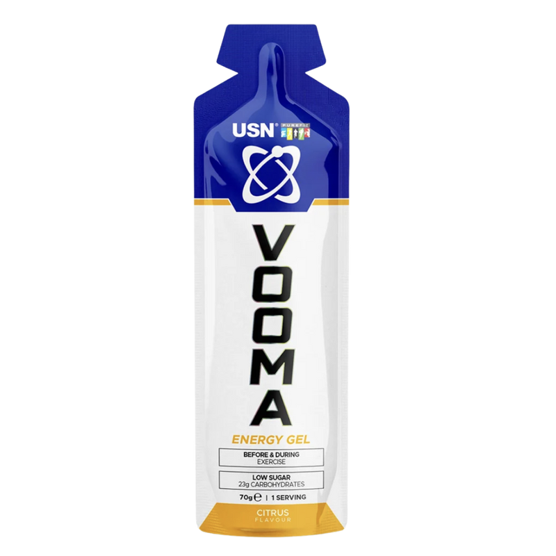 USN Vooma Energy Gel Citrus 70g - Case of 20 [Best Before: 30/09/2025]