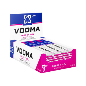 USN Vooma Energy Gel Berry 70g - Case of 20 [Best Before: 30/09/2025]