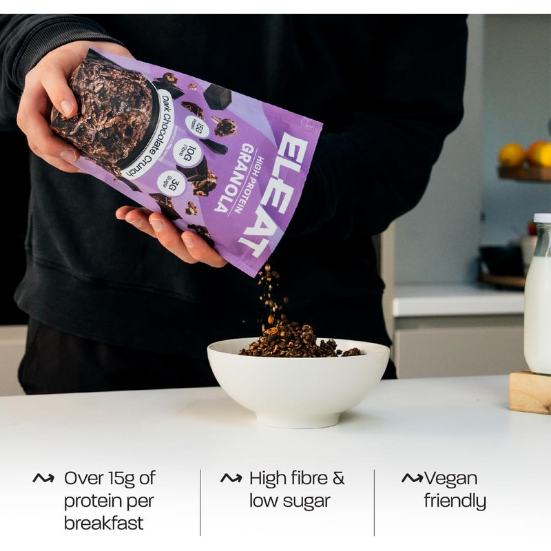 ELEAT Dark Chocolate Protein Granola 300g - Case of 5 [Best Before: 22/02/2026]