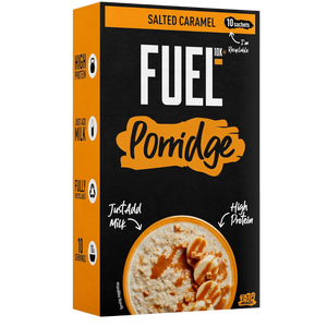 Fuel10k Salted Caramel Porridge Sachets - 10 x 36g Sachets [Best Before: 10/10/2025]