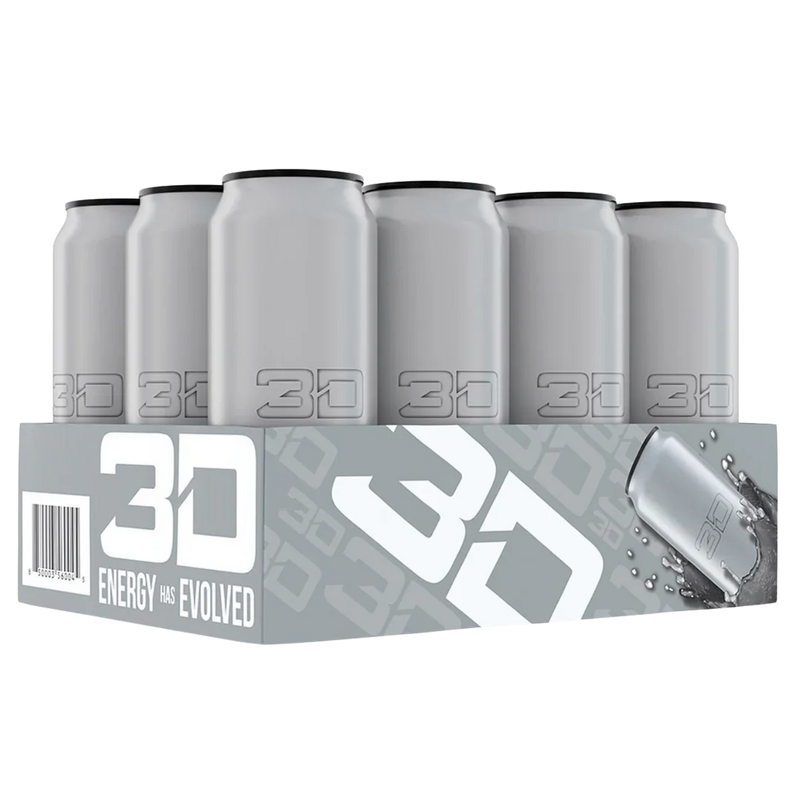 3D Energy Drink Silver (Strawberry Lemonade) 473ml - Case of 12