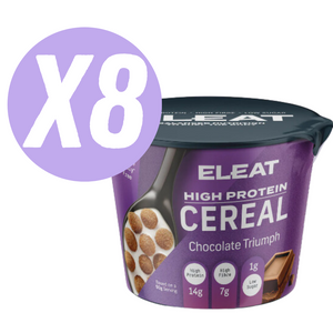 ELEAT Chocolate Triumph Flavour High Protein Cereal 50g - Case of 8