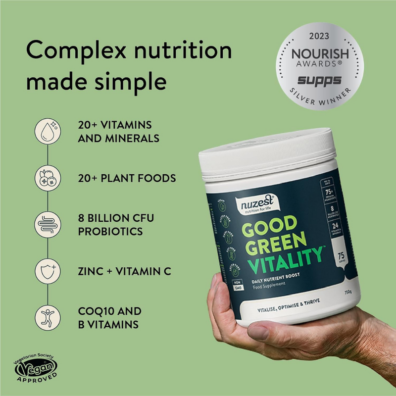 Nuzest Good Green Vitality Powder 750g [Best Before: 01/09/2025]
