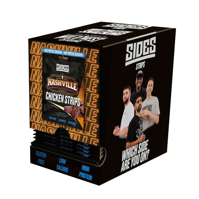 Sides Nashville Classic BBQ Flavour Chicken Strips 35g - Case of 16 [Best Before: 28/04/2026]