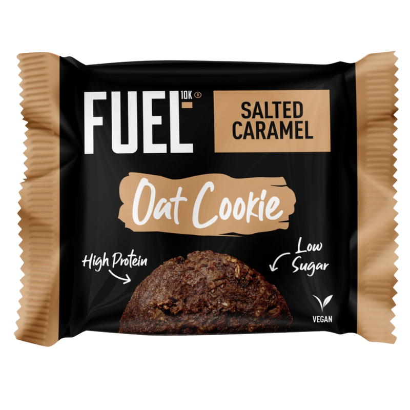 Fuel10k Salted Caramel Protein Oat Cookie 50g - Case of 12 [Best Before: 24/09/2025]