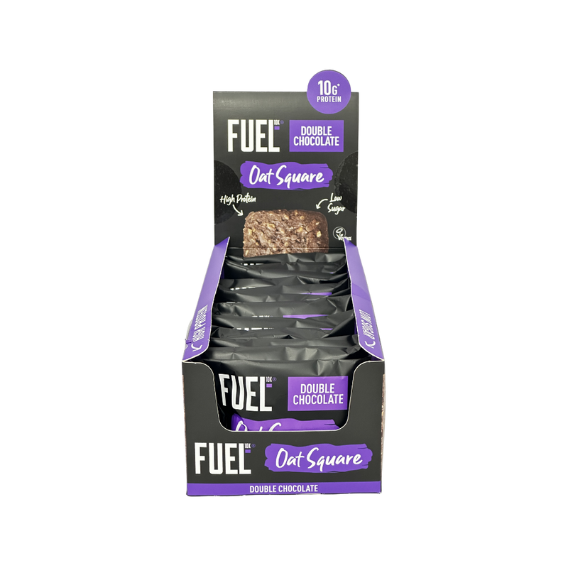 FUEL10K Double Chocolate Oat Square 50g - Case of 12