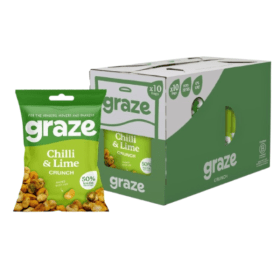 Graze Chilli & Lime Crunch 35g - Case of 10 [Best Before: 08/12/2025]