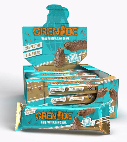 Grenade Chocolate Chip Salted Caramel High Protein Bar 60g - Case of 12