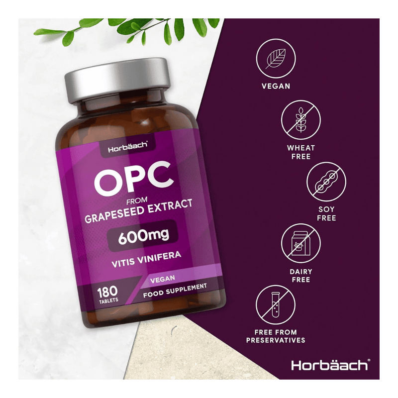 HI OPC Grapeseed Extract 180 Vegan Tablets