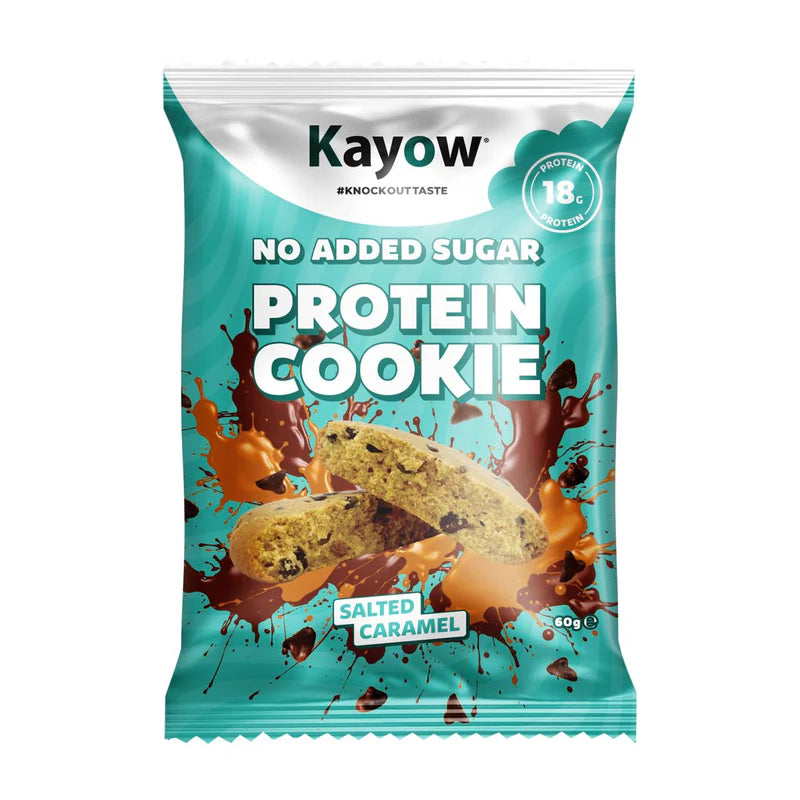 Kayow Protein Cookies Salted Caramel 60g - Case of 12