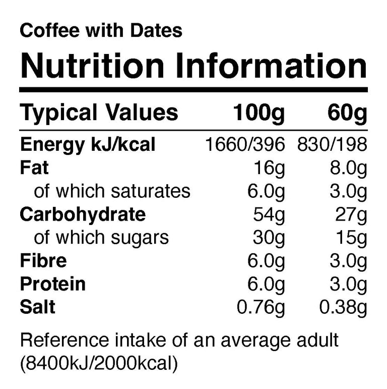 NutriFX Workfit Roast Coffee with Date Flavour Spark Bites (5 x 50g multipack) [Best Before: 03/12/2025]