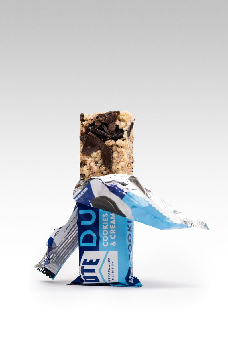 OTE Cookies & Cream Duo Energy bar 65g - Case of 12 [Best Before: 31/12/2025]