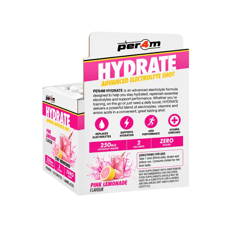 Per4m Hydration SHOT (Pink Lemonade) 100ml - Case of 12