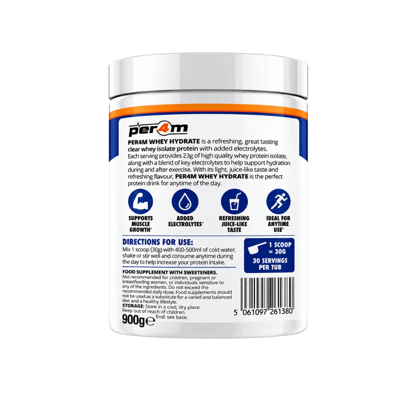 Per4m Whey Hydrate 900g (Blueberry Peach)