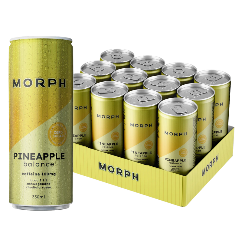 Morph Balance Zero Sugar Energy Drink Pineapple 330ml - Case of 12