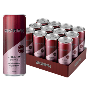 Morph Pump Zero Sugar Energy Drink Cherry 330ml - Case of 12