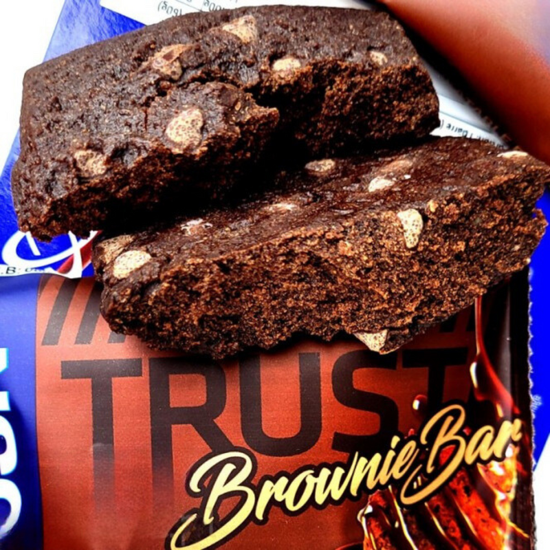 USN Trust Vegan Brownie Dark Chocolate Brownie Bar 60g - Case of 12 [Best Before: 29/07/2026]