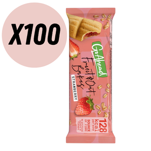 Go Ahead Strawberry Fruit & Oat Bake 35g - Case of 100