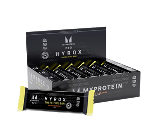 MyProtein Hyrox The Refuel Carb & Protein Bar Salted Caramel 80g - Case of 12 [Best Before: 31/07/2026]