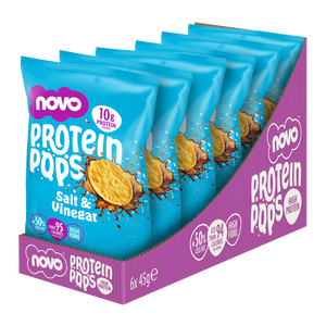 Novo Nutrition Salt & Vinegar Protein Pops 45g - Case of 6