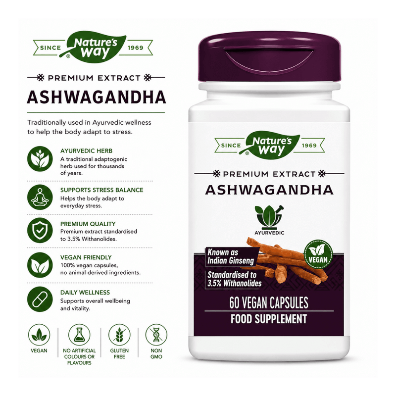 Nature's Way Ashwagandha 60 Capsules