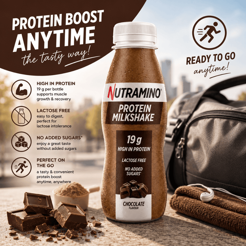 Nutramino Protein Milkshake Chocolate 250ml - Case of 12
